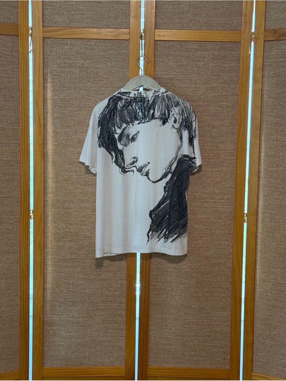Prada White Back Embroidered Crew Neck Top